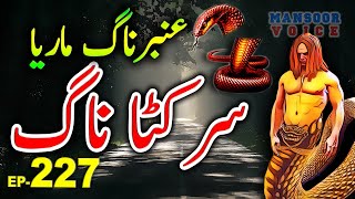 Famous Amber Maria Naag: Sar Kata Naag Ep-227 | Urdu Adventure Story || Mansoor Voice Net Worth