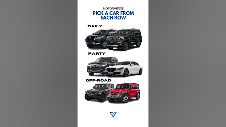 Which One? #toyotafortuner #mahindra #toyotafortuner #thar #toyota #scorpio #fortuner #bmw