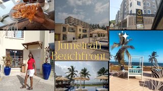Jumeirah Beachfront Hotel & apartment Mombasa Kenya #beach #fyp #trending #chaosfamily