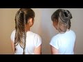 Коса Бабочка. Элементарно. Видео-урок. Trenza maripoza. Hair tutorial Детские причёски