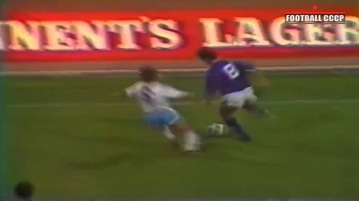 1/16 КЕЧ 1987/1988 Динамо Киев-Глазго Рейнджерс 1-0