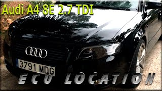 ECU Location Audi A4 8E 2.7 TDI