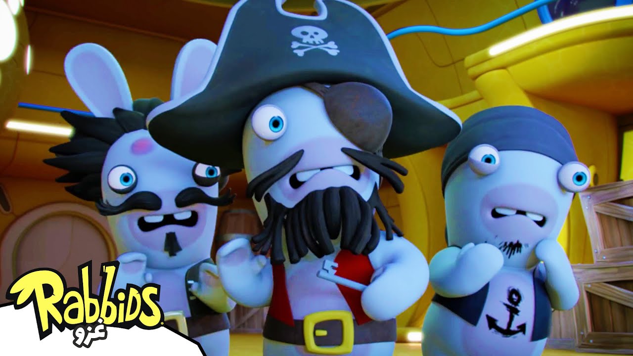 ⛵ العودة الكبيرة لرابيدز الكاريبي! 🏴‍☠️ | 🐰 Rabbids Invasion بالعربي | رسوم متحركة للأطفال