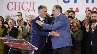 Dodik proglasio pobjedu Karana koji je poručio da su mir i stabilnost prioritet