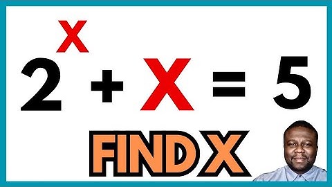 New Zealand | Can You Solve This? | 2^x + x = 5 | Find X | Lambert W function