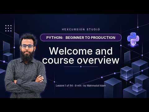 Welcome and course overview | Python 1/94