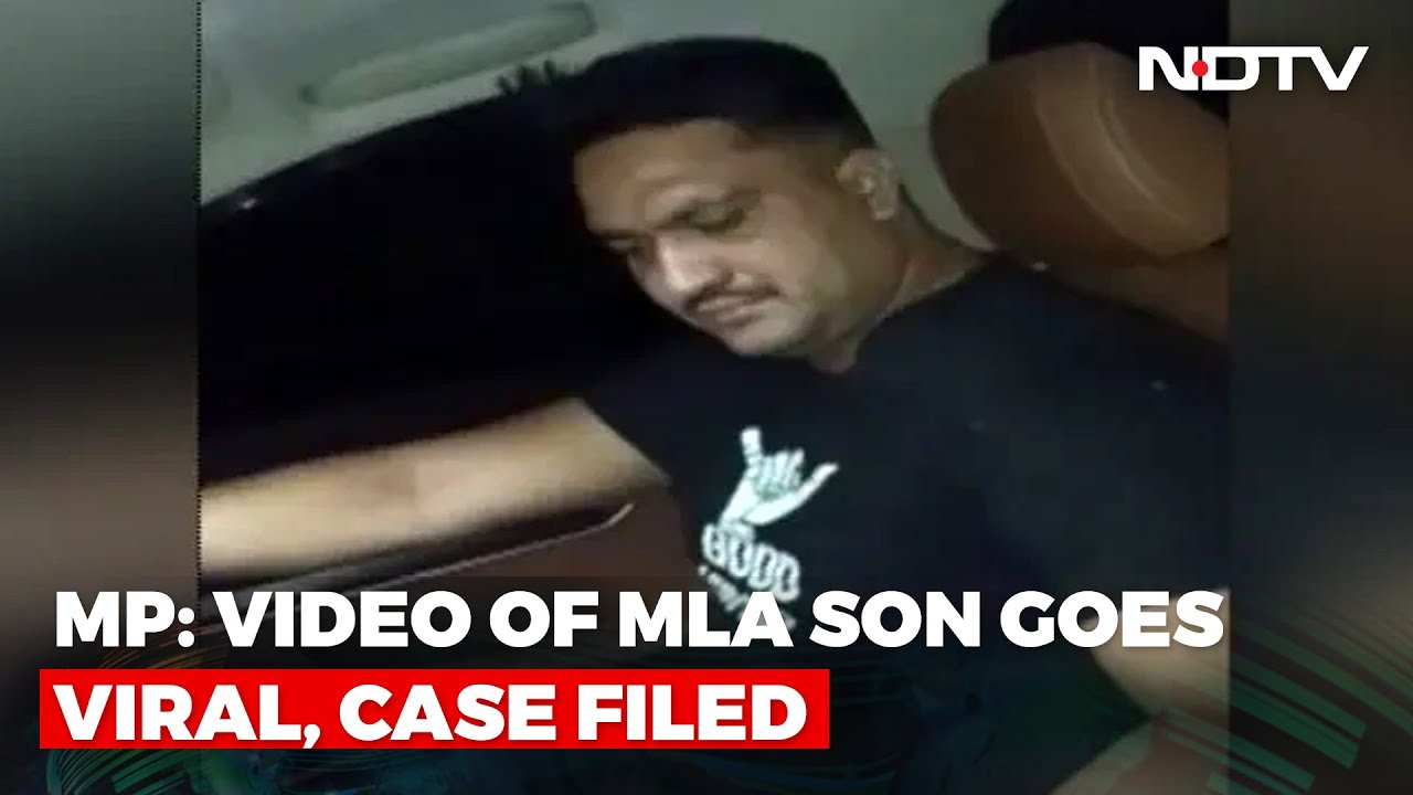 On Camera, Allegedly Drunk Son Of Congress MLA In Madhya Pradesh Rams Car
