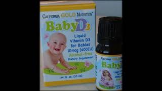 California Gold Nutrition, Baby Vitamin D3 Drops, 10 mcg