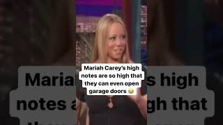 Mariah Carey's whistle register opened a garage door ?! #insane #mariahcarey cr:mariahfreakingcarey