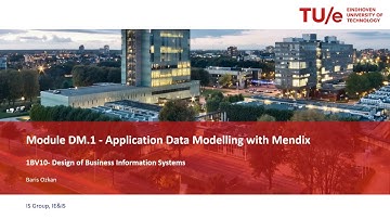 DM.1 -Application Data Modeling with Mendix