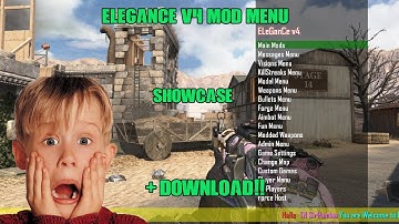 Black Ops 2 Elegance V4 Mod Menu Showcase + DOWNLOAD!!!