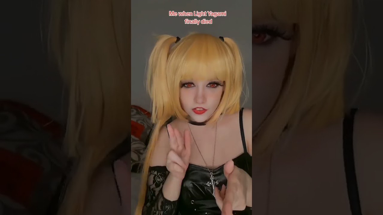 Me when Light Yagami died | Misa Amane #cosplay | Death Note