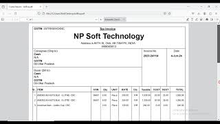 Billing in NP Soft Accounting Software | Very User Friendly Software screenshot 2