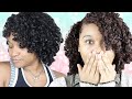 Dying my natural hair BURGUNDY!