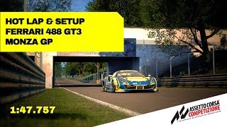 This video shows a hot lap and the setup on asetto corsa competizione.
it's stable fast which you can use for race. but avoid curbs. they
d...