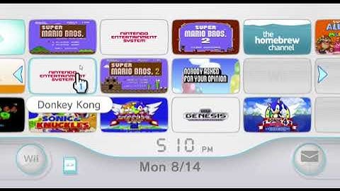 Tour of My first Emulated Wii Menu on Dolphin (Aug 14, 2023)