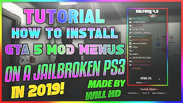 (GTA5/PS3/1.28) HOW TO INSTALL MOD MENUS FOR GTA 5!! (Jailbreak Needed)