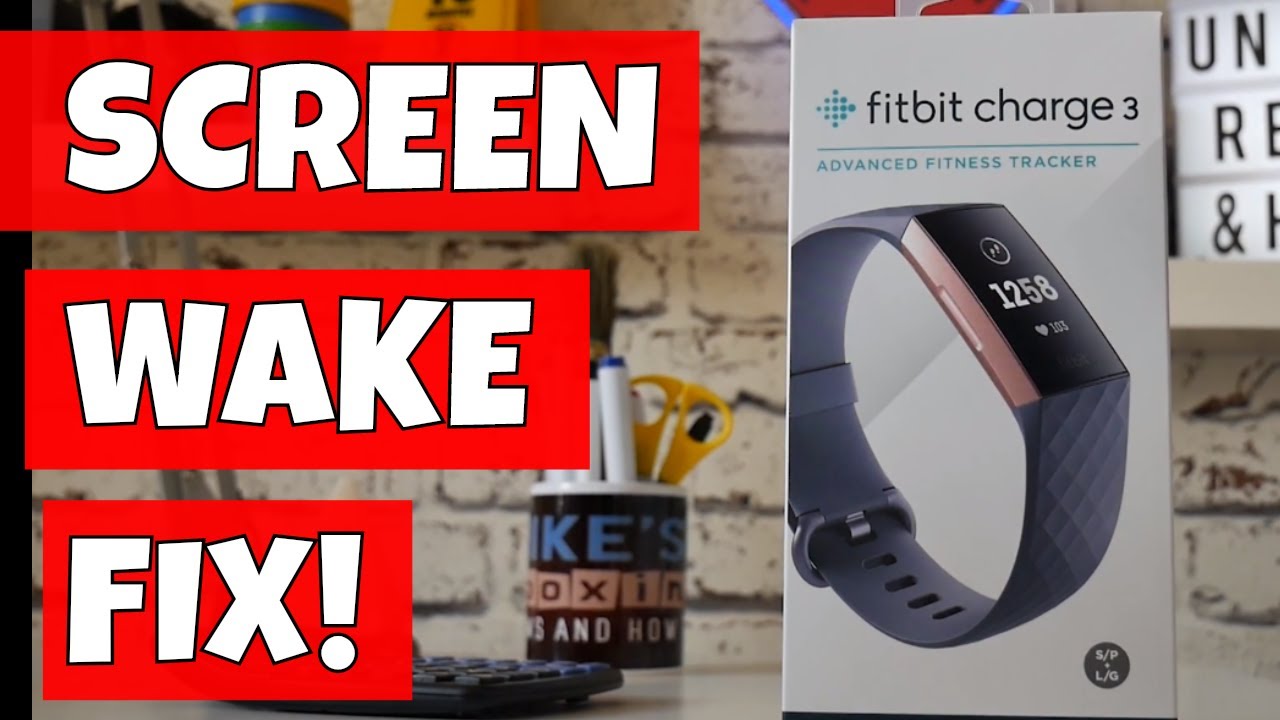 fitbit charge 3 screen black