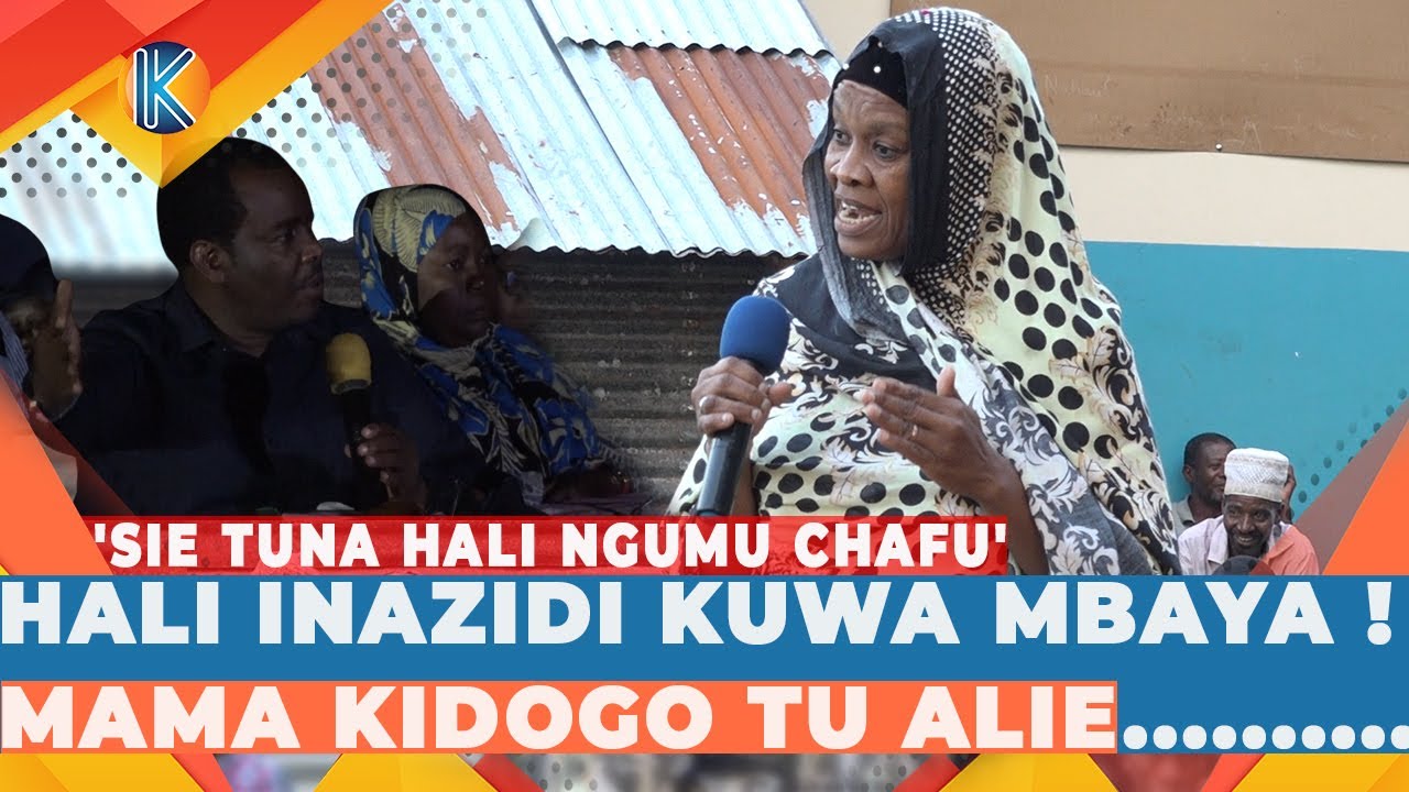 HALI INAZIDI KUWA MBAYA ! MAMA KIDOGO TU ALIE KWA 'RC AYOUB' 'TUNA HALI NGUMU CHAFU'