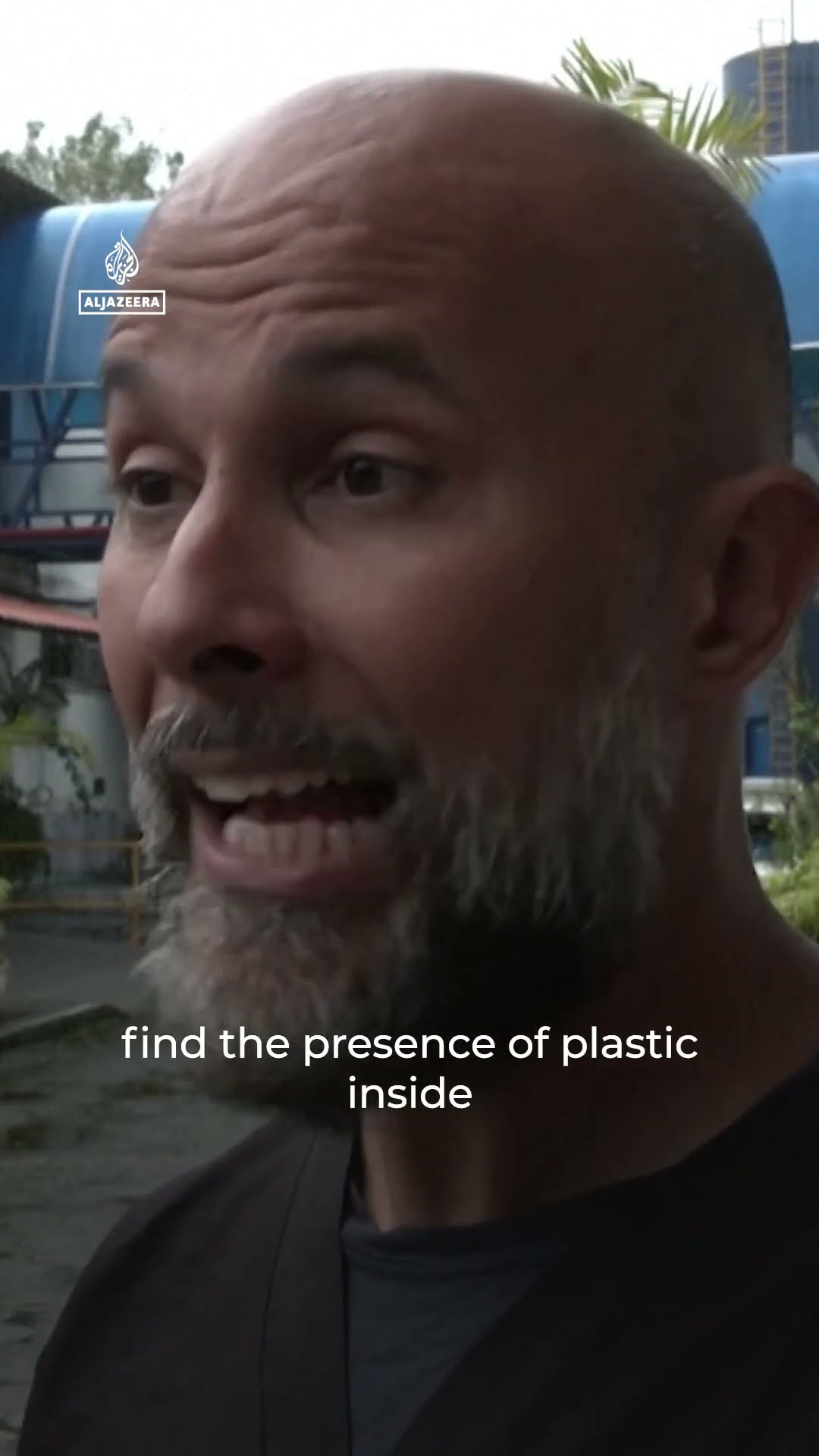 Brazilian vet hopes to rescue heron with cup stuck in throat | AJ#shorts