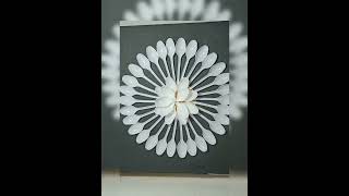 Flower by Making west spoon by diy #reels #easy #homemade #wallhanging #nature #viral