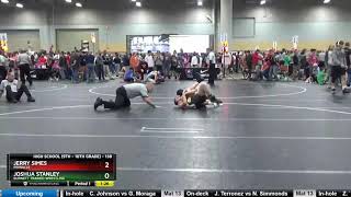 High School (9th - 10th Grade) 138 Jerry Simes PINnacle Vs Joshua Stanley Burnett Trained Wrestlin