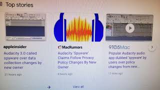 Audacity 3.0 Alternative Due to Privacy Spyware Concerns Open Source Fork Free Audio Editor Software