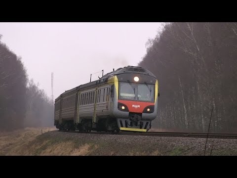 ДР1Б-501 сообщением Минск - Вильнюс / DR1B-501 Minsk - Vilnius train