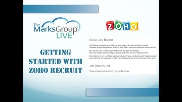 Getting Started with Zoho Recruit