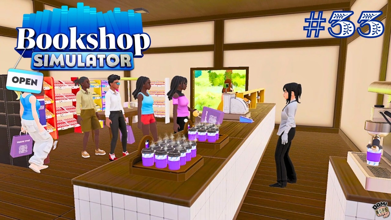 Kaffee, Kaffee und noch mehr Kaffee ☕️ 📚 #33 | Bookshop Simulator | Live Let’s Play
