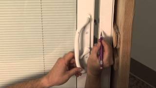 premium vinyl sliding patio door strike adjustment