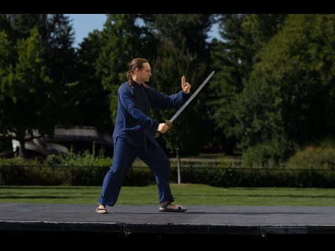 Hunyuan Taiji Jian (Straight Sword) Demonstration by Matthew Sieradski