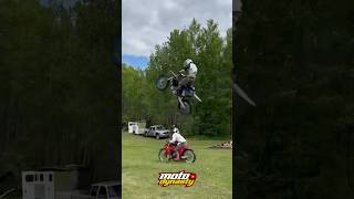 Was that suppose to happen ? #dirtbikefail #fullsend #crash