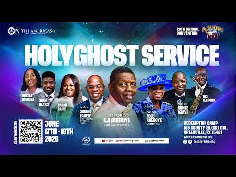 PASTOR E.A ADEBOYE | RCCG AMERICA HOLY GHOST SERVICE