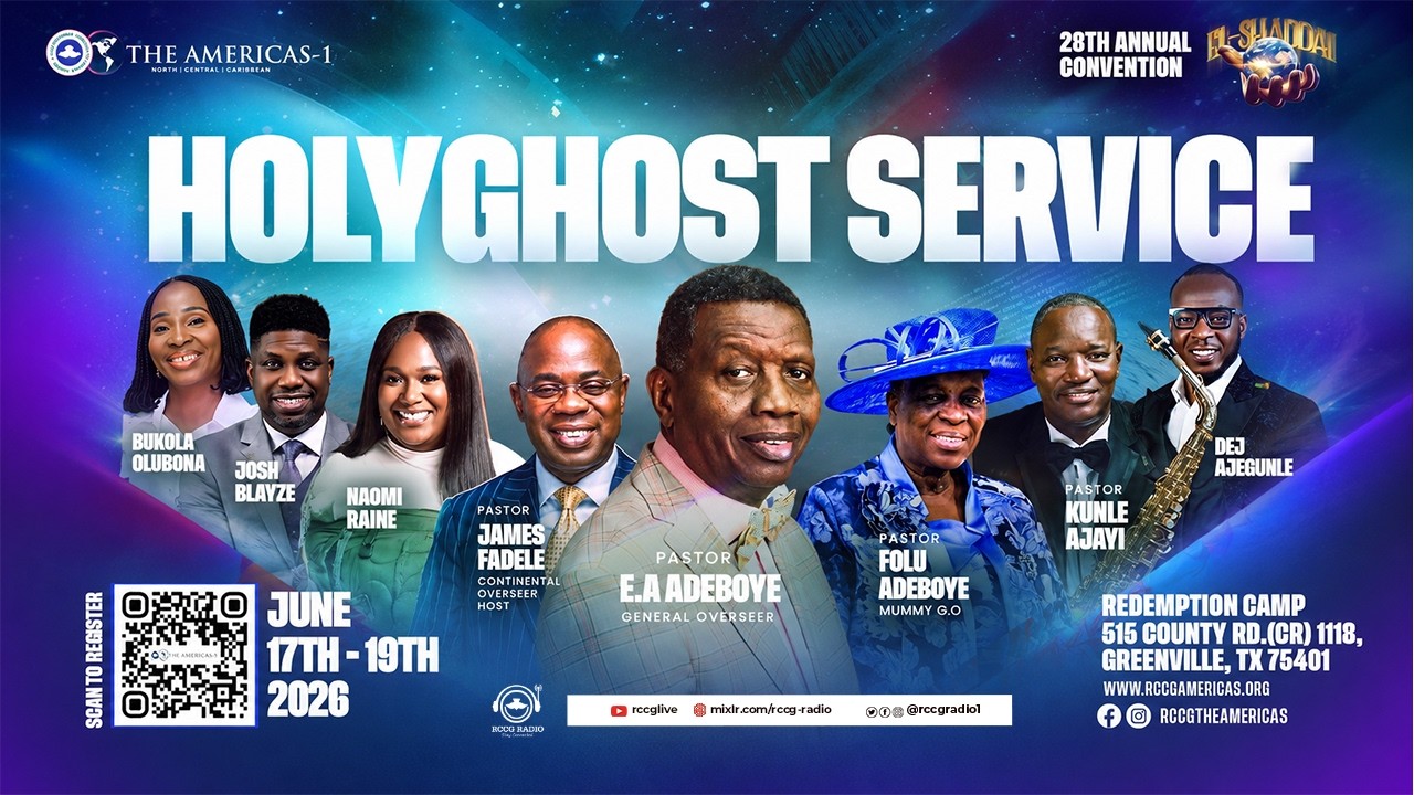 PASTOR E.A ADEBOYE | RCCG AMERICA HOLY GHOST SERVICE - thejesusculture