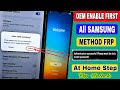 🎯Developer With OEM Enable Method, All Samsung FRP Bypass 2026 Google account bypass all samsung