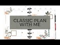 Classic Happy Planner Plan with Me! | January 22-28 2024