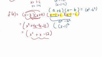 How to find a polynomial of given degree with given complex zeros