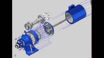 cấu tạo của hộp số giảm tốc Cyclo của Sumitomo  ( Nhật Bản)
