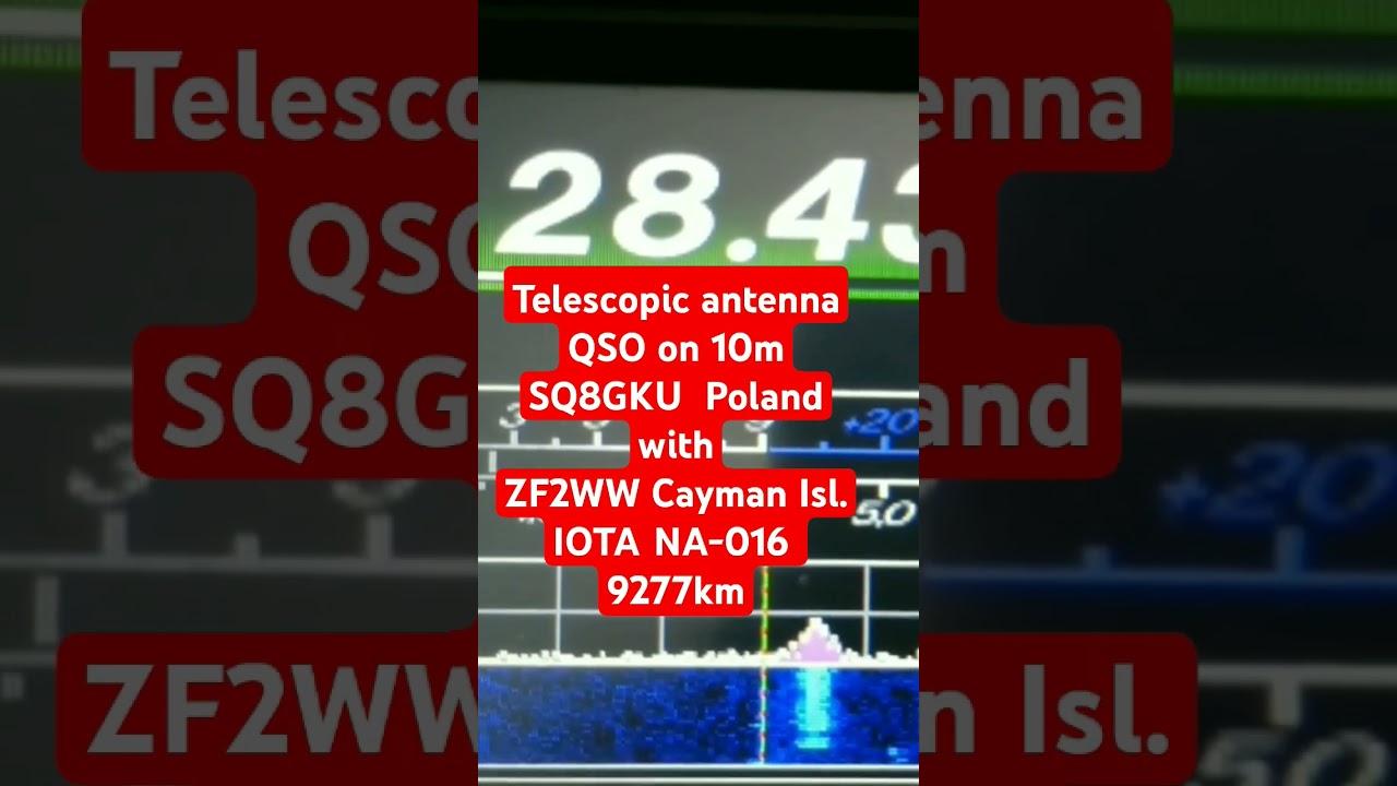 ZF2WW Cayman Isl. 9277km with SQ8GKU Poland