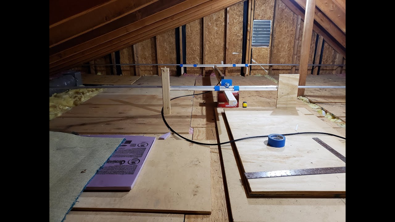 DIY attic dipole yagi beam CB antenna YouTube