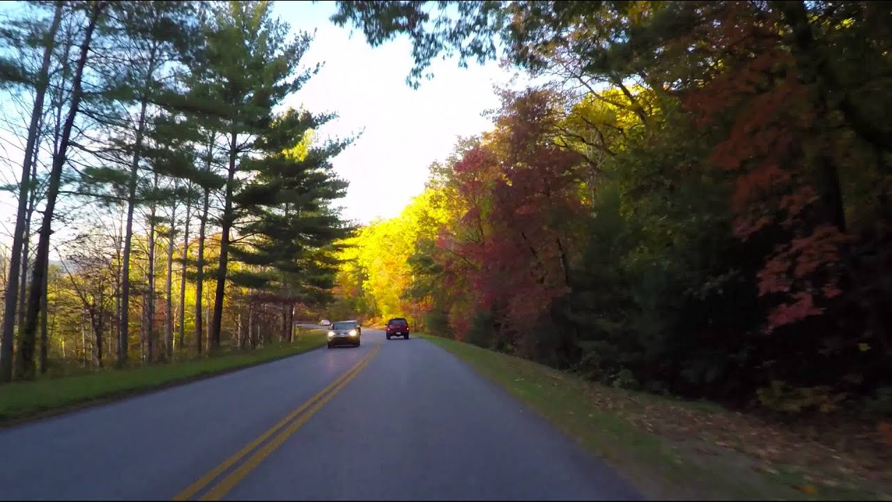 blue ridge parkway shortcut across asheville nc fall foliage