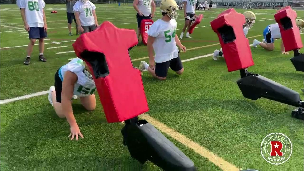 TEK Sled Defensive Line Drills Part 1 YouTube