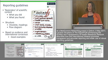 The EQUATOR Network: Supporting writers to publish high-impact health research