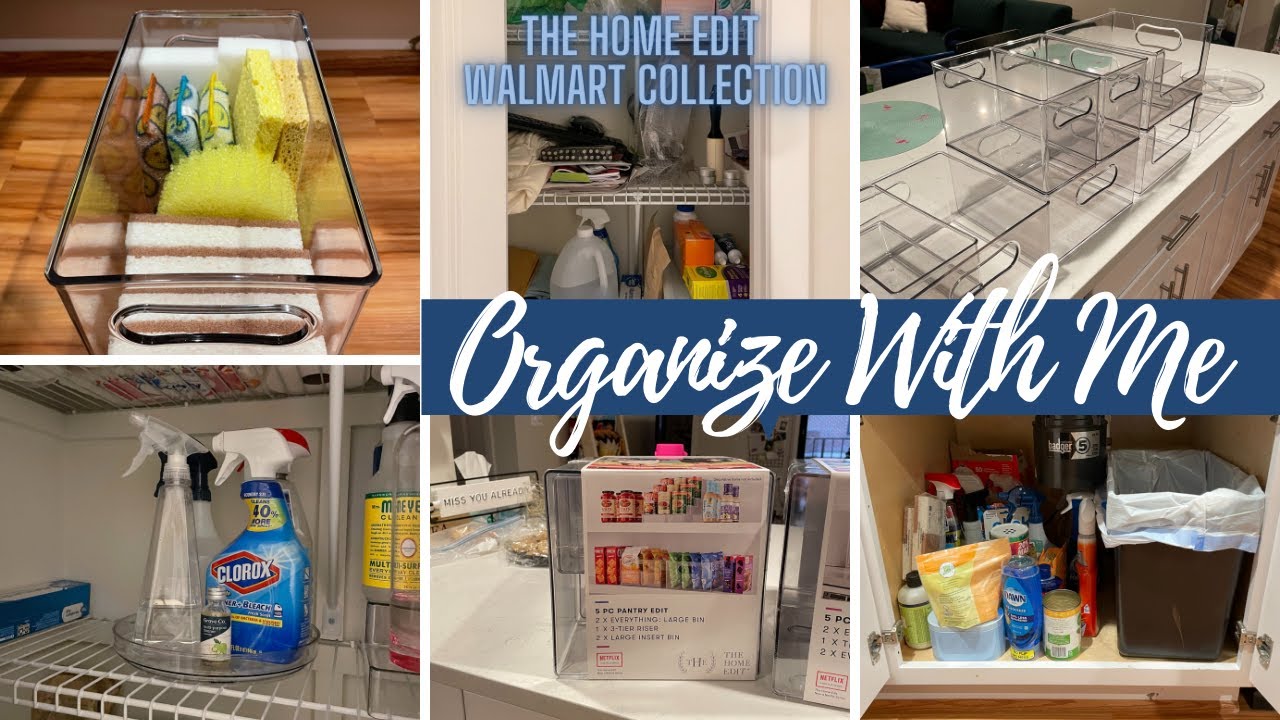 Organize With Me // The Home Edit's Walmart Collection // How to Organize  an Apartment for Under $50 