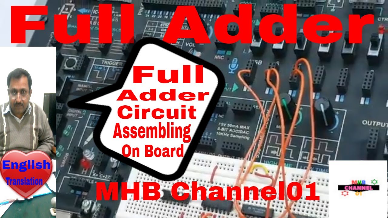 Full Adder circuit - YouTube