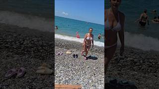 Sochi Russia. Beach Life 4K