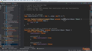 Hands-On Web Development with TypeScript 3  :  Mixins Behaviour Existing Code-Base | packtpub.com