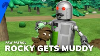 PAW Patrol | Rocky Gets Muddy (S7, E4) | Paramount+