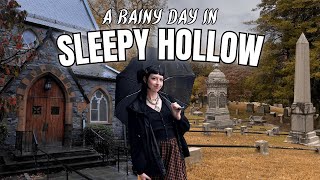 A Rainy Day in Sleepy Hollow | cozy town, cemetery walks, and the headless horseman